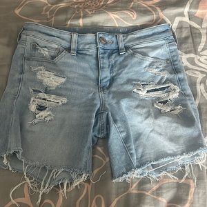 Denim shorts